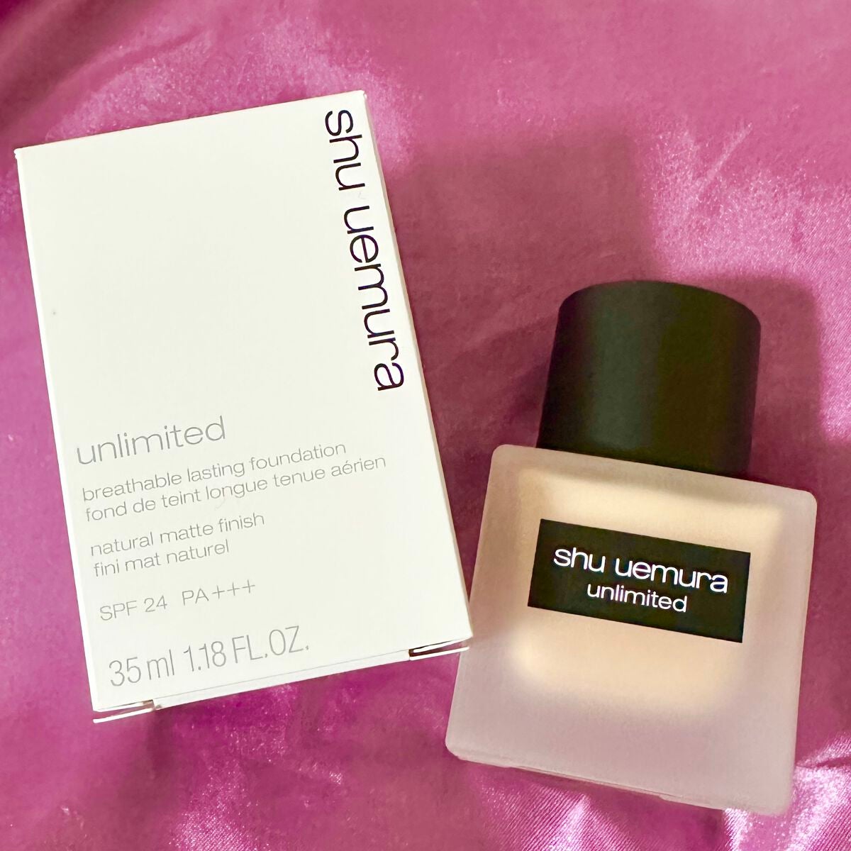 (旧)アンリミテッド ラスティング フルイド/shu uemura/リキッドファンデーションを使ったクチコミ(1枚目)