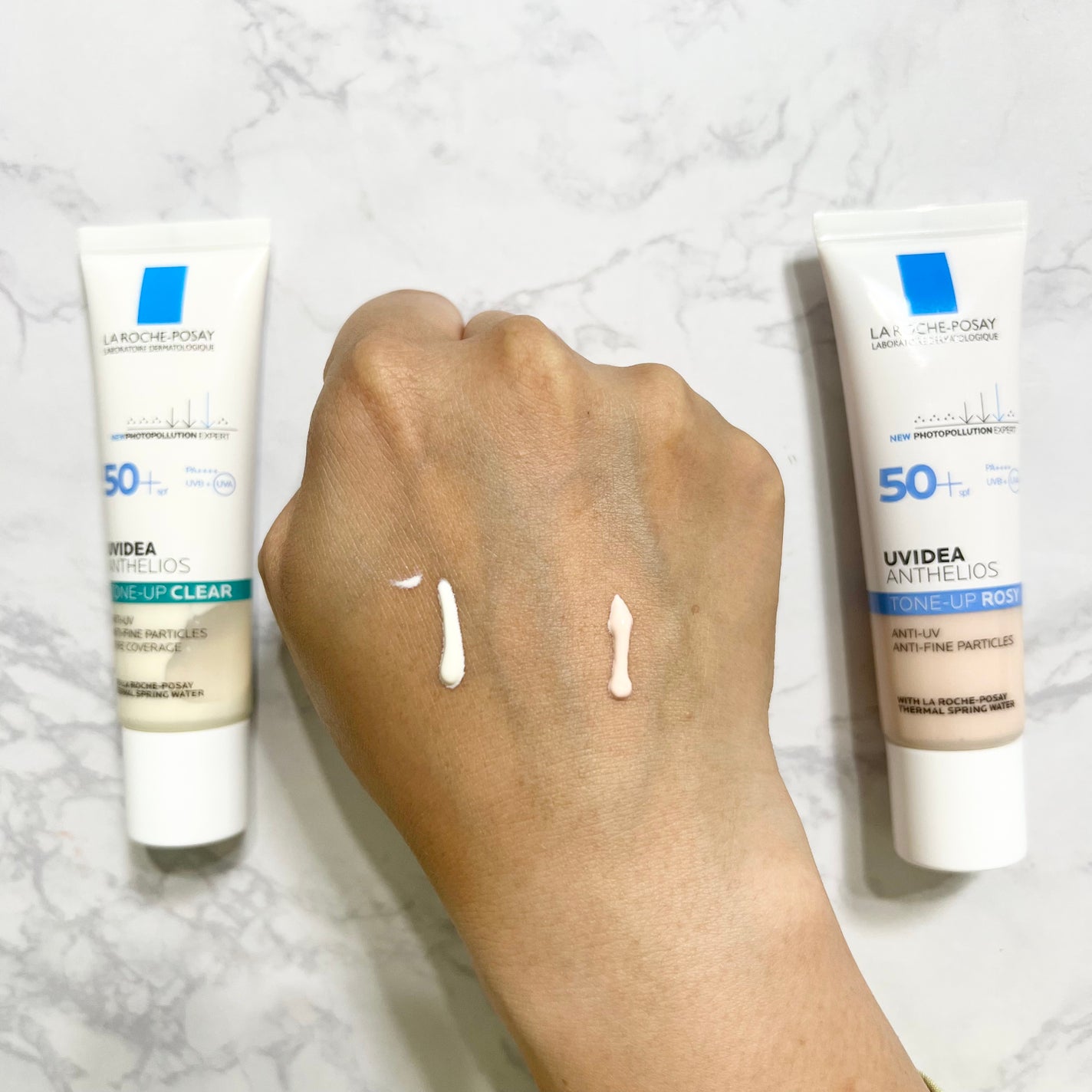 UVイデア XL プロテクショントーンアップ ローズ/ラ ロッシュ ポゼ/日焼け止めクリームを使ったクチコミ(2枚目)