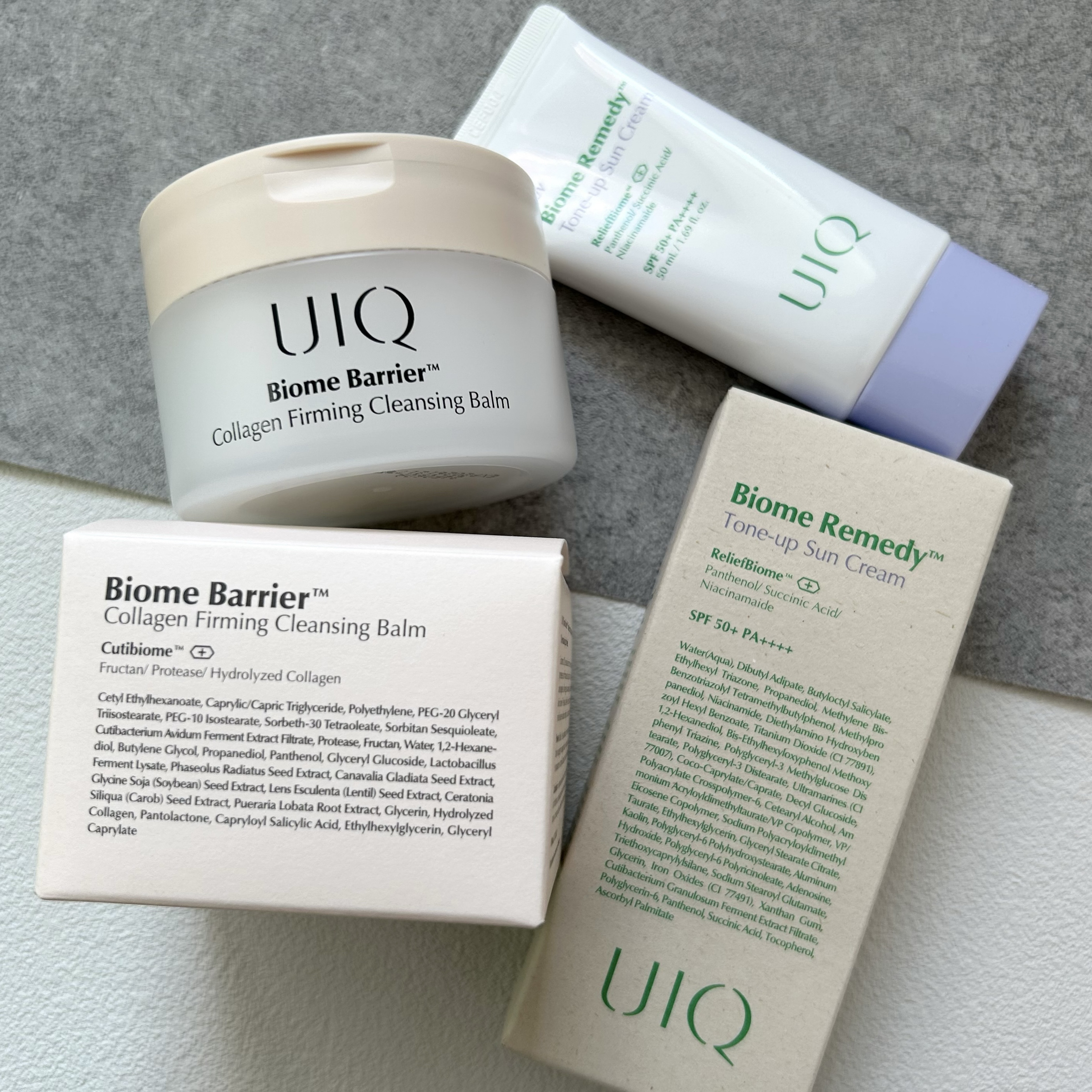 バイオームバリアコラーゲンファーミングクレンジングバーム/UIQ/クレンジングバームを使ったクチコミ（1枚目）
