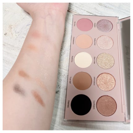 Essential Palette/DOMINIQUE COSMETICS/アイシャドウパレットを使ったクチコミ(4枚目)