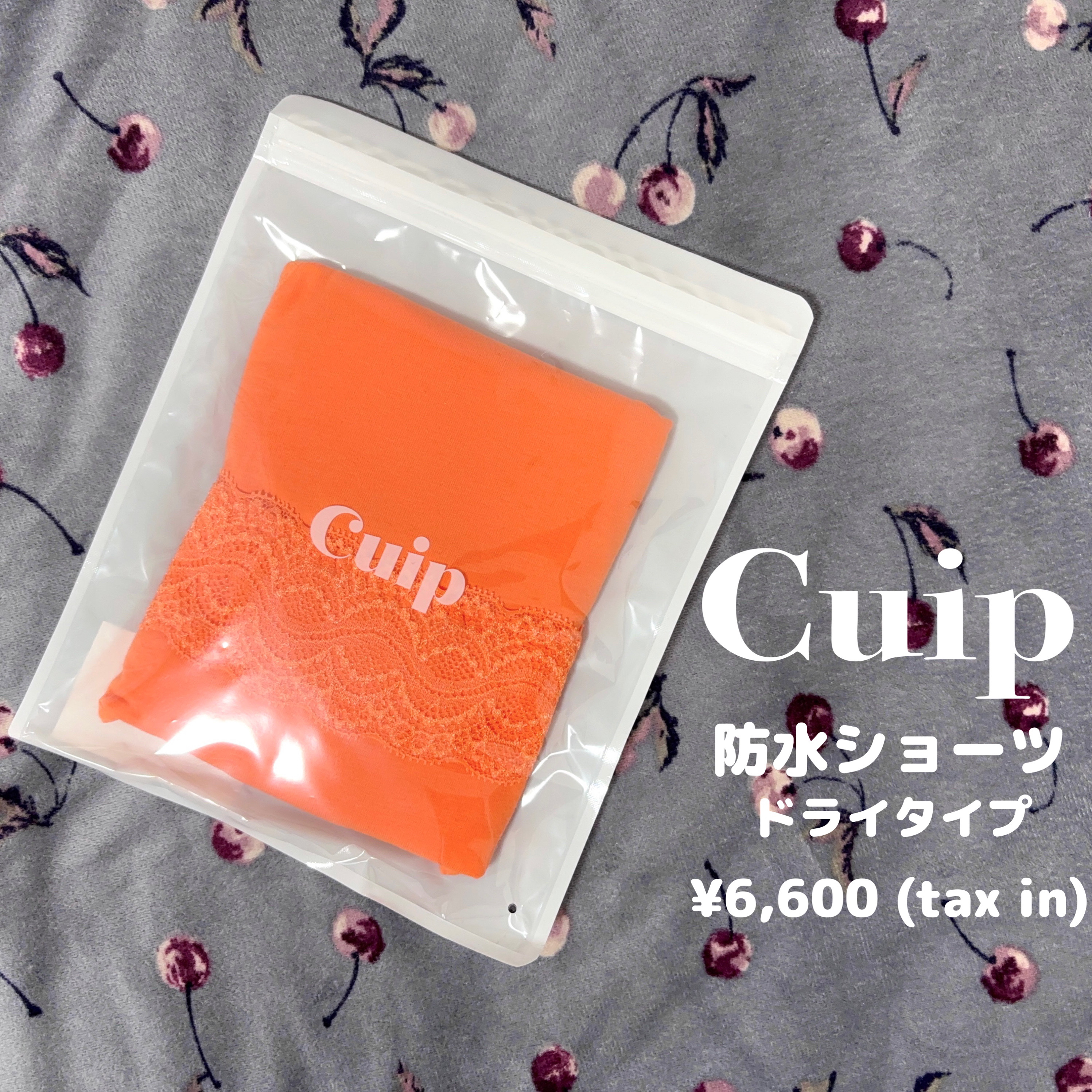 吸水ショーツ ドライタイプ/Cuip/その他生理用品を使ったクチコミ（1枚目）