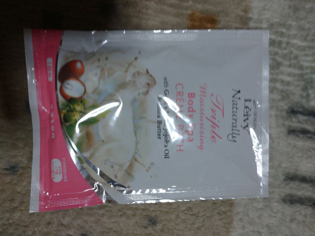 レイヴィー クリームバス ゴートミルク パウチ/Leivy/保湿系入浴剤を使ったクチコミ（1枚目）