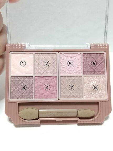 プティパレットアイズ(マットタイプ)/キャンメイク/パウダーアイシャドウを使ったクチコミ(3枚目)