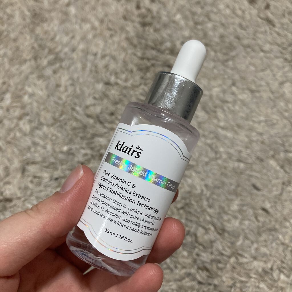 フレッシュリージュースドビタミンドロップ(35ml)/Klairs/美容液を使ったクチコミ（1枚目）