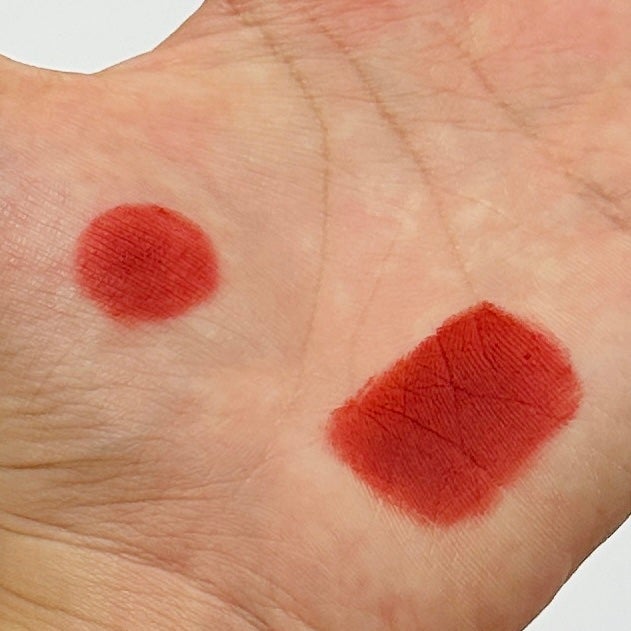 スーパーマットリップ&チークマッド/INTO U/口紅を使ったクチコミ(5枚目)