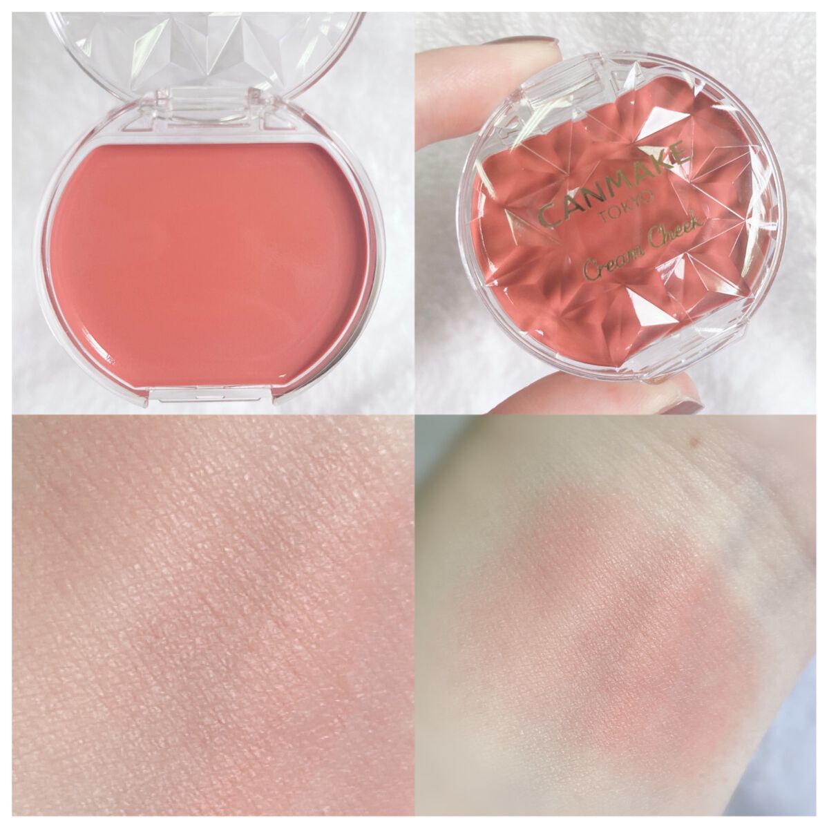 クリームチーク/キャンメイク/ジェル・クリームチークを使ったクチコミ(2枚目)