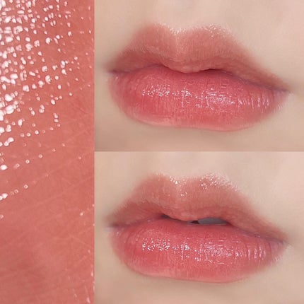 ドットオンムードピュアグロウティント 01 ピーチコーラル(Peach Coral)/Heart Percent/リップティントを使ったクチコミ(3枚目)