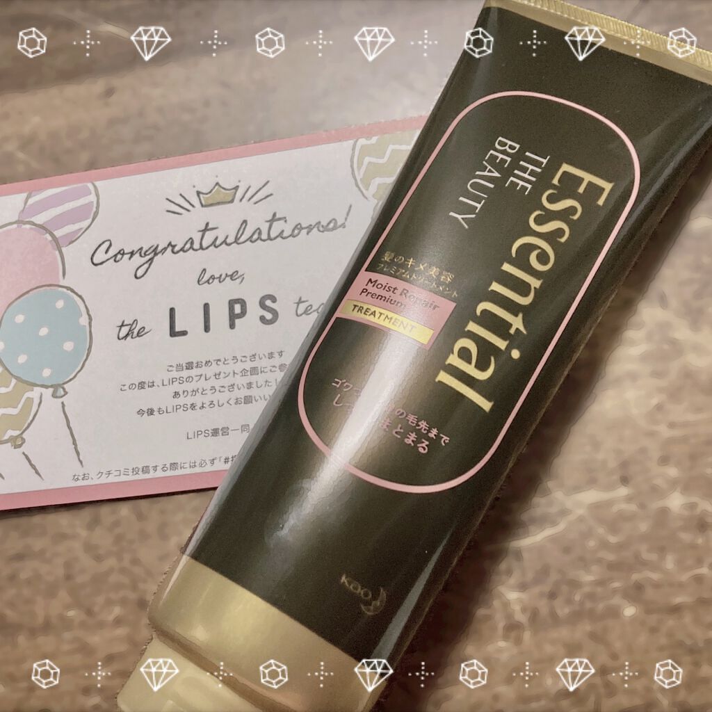 THE BEAUTY 髪のキメ美容プレミアムトリートメント＜モイストリペアプレミアム＞/エッセンシャル/洗い流すヘアトリートメントを使ったクチコミ（1枚目）