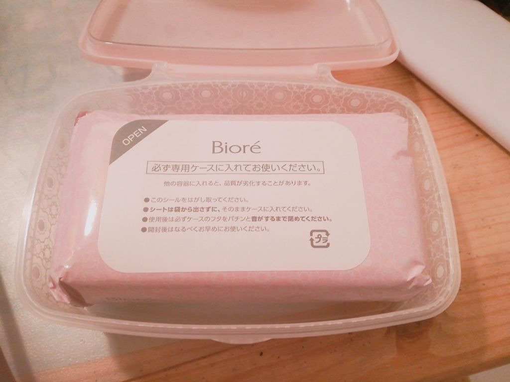 ふくだけコットン うるおいリッチ うるっとモイスト/ビオレ/クレンジングシートを使ったクチコミ(3枚目)