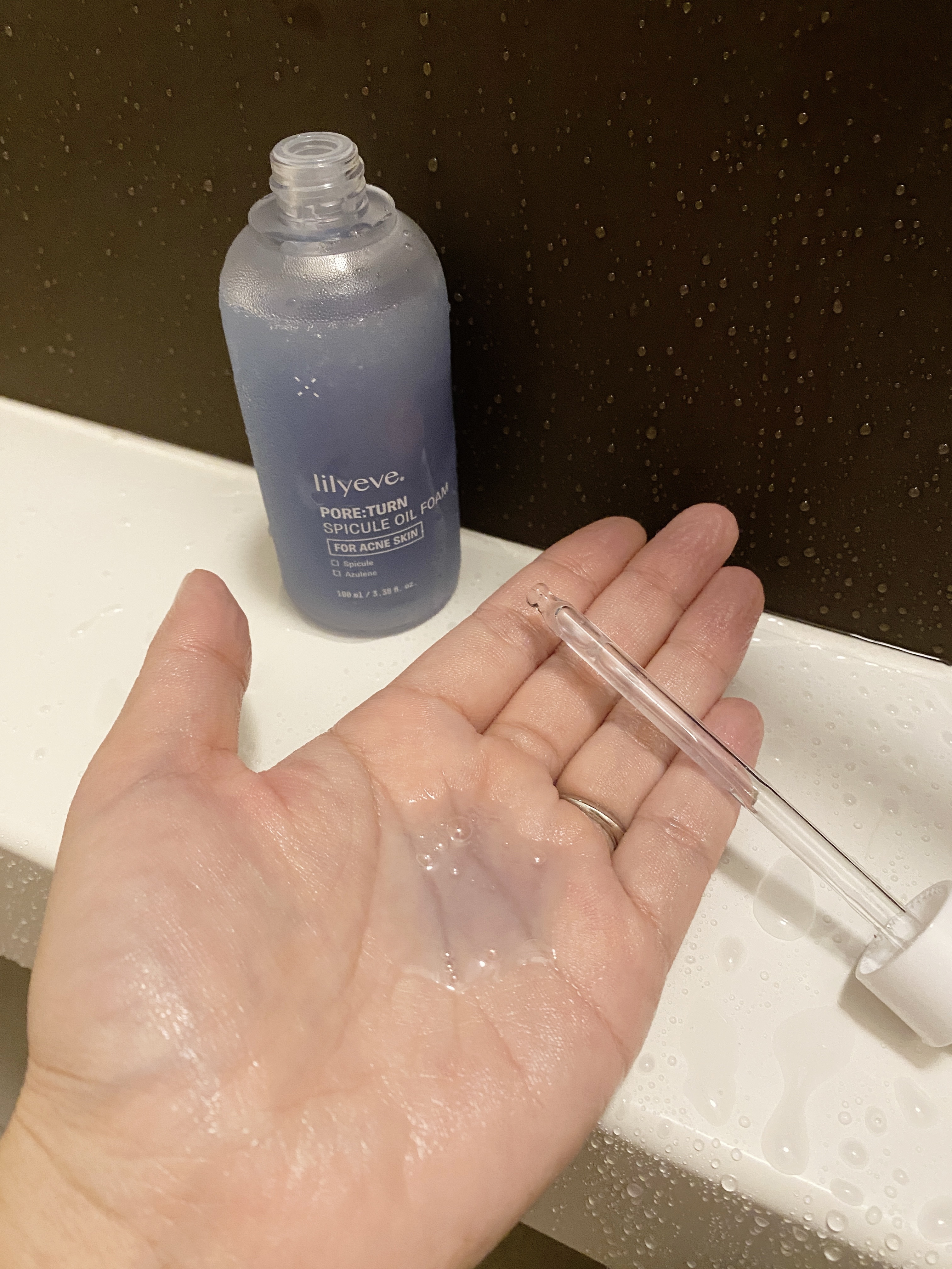 ポアターンスピキュールオイルフォーム/リリーイブ/オイルクレンジングを使ったクチコミ（2枚目）