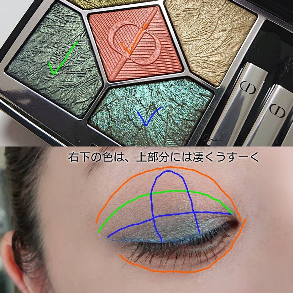 サンク クルール クチュール<バーズ オブ ア フェザー>/Dior/アイシャドウパレットを使ったクチコミ(7枚目)