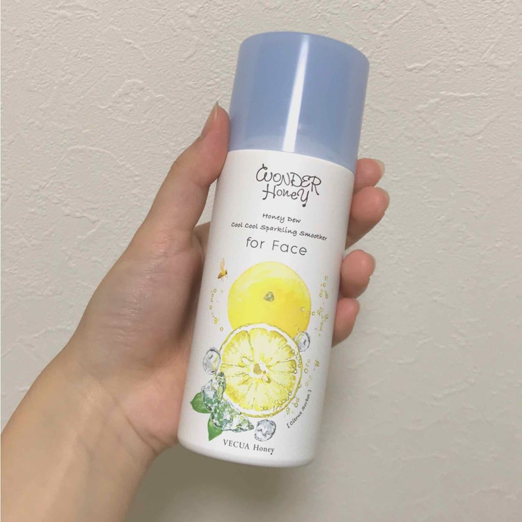 ワンダーハニー クールクールスパークリングスムーサー シトラスソルベ/VECUA Honey/化粧水を使ったクチコミ（1枚目）