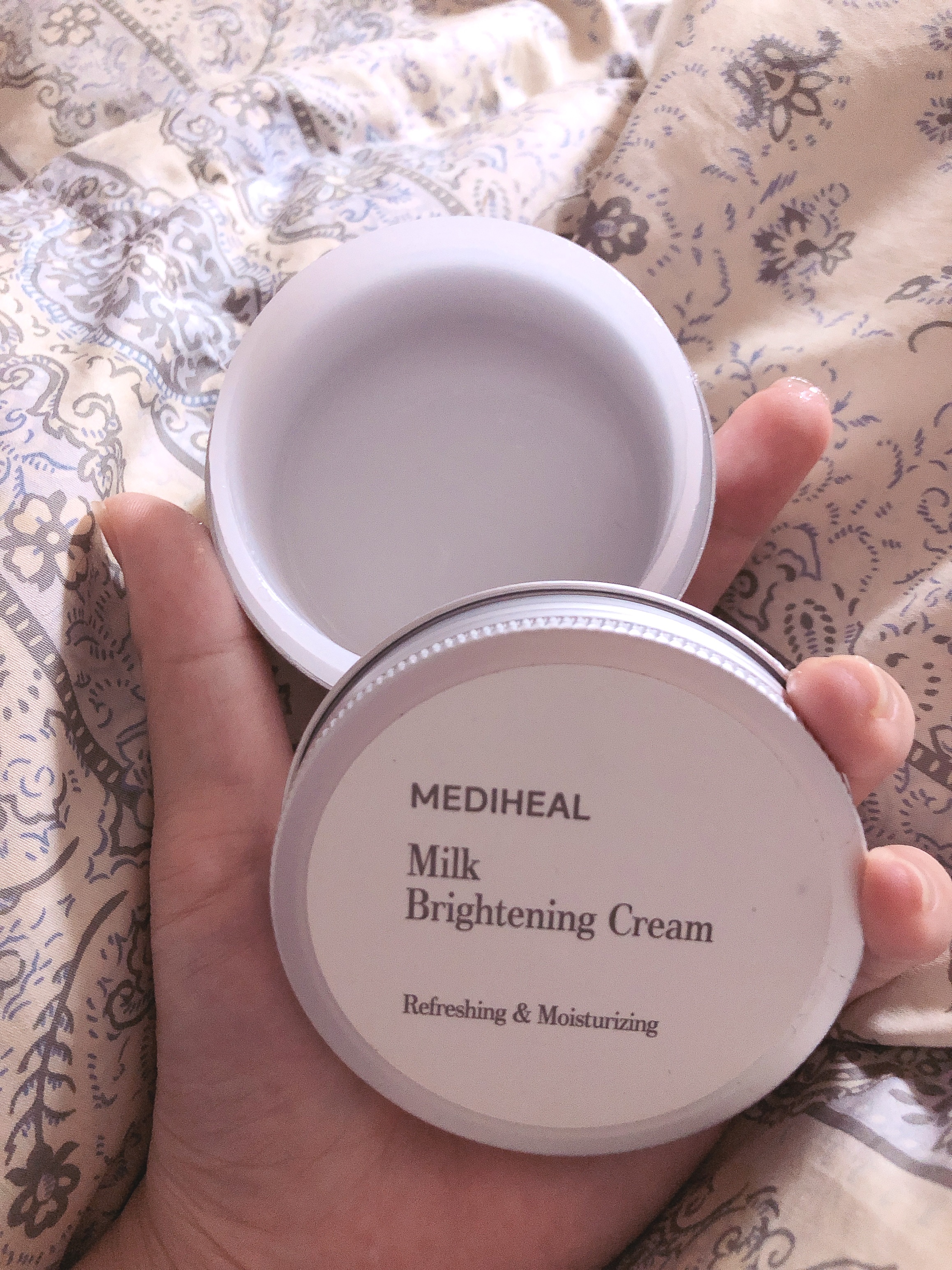 ミルクブライトニングクリーム/MEDIHEAL/フェイスクリームを使ったクチコミ（1枚目）
