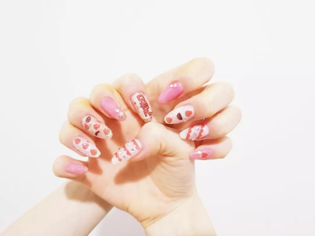 ジェルネイル(ライト対応)/セリア/ジェルネイルを使ったクチコミ(4枚目)