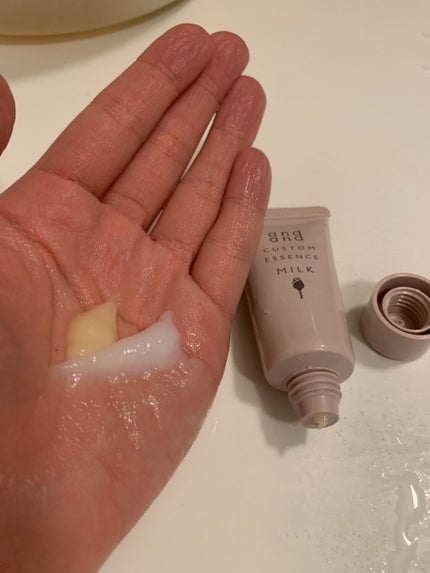 カスタムエッセンス するんと まとまるミルク/and and/洗い流すヘアトリートメントを使ったクチコミ(4枚目)