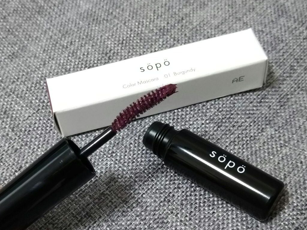 カラーマスカラ/sopo/マスカラを使ったクチコミ(2枚目)