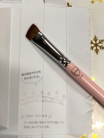 フーミー アイブロウブラシ 熊野筆/WHOMEE/メイクブラシを使ったクチコミ(2枚目)