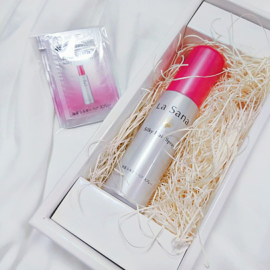 海藻 シルキー ヘア スプレー/ラサーナ/ヘアスプレーを使ったクチコミ（2枚目）