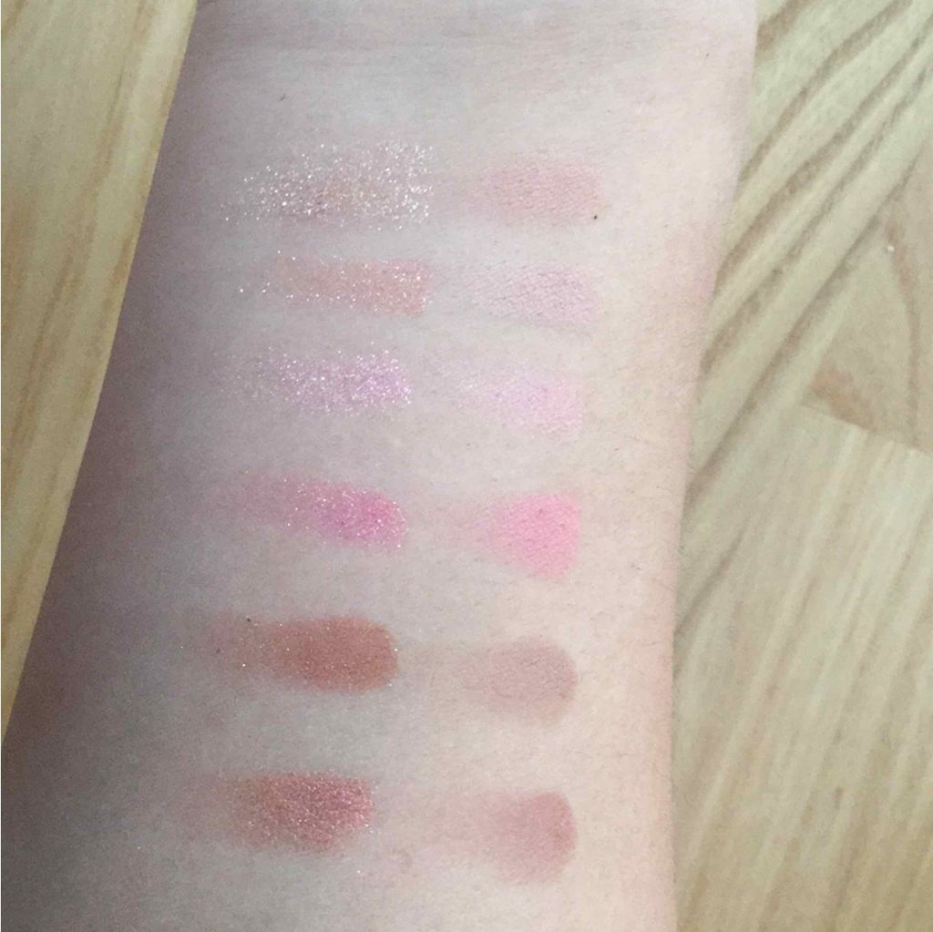 バレンタインボックス3ローズモーメント/VAVI MELLO/アイシャドウパレットを使ったクチコミ（3枚目）