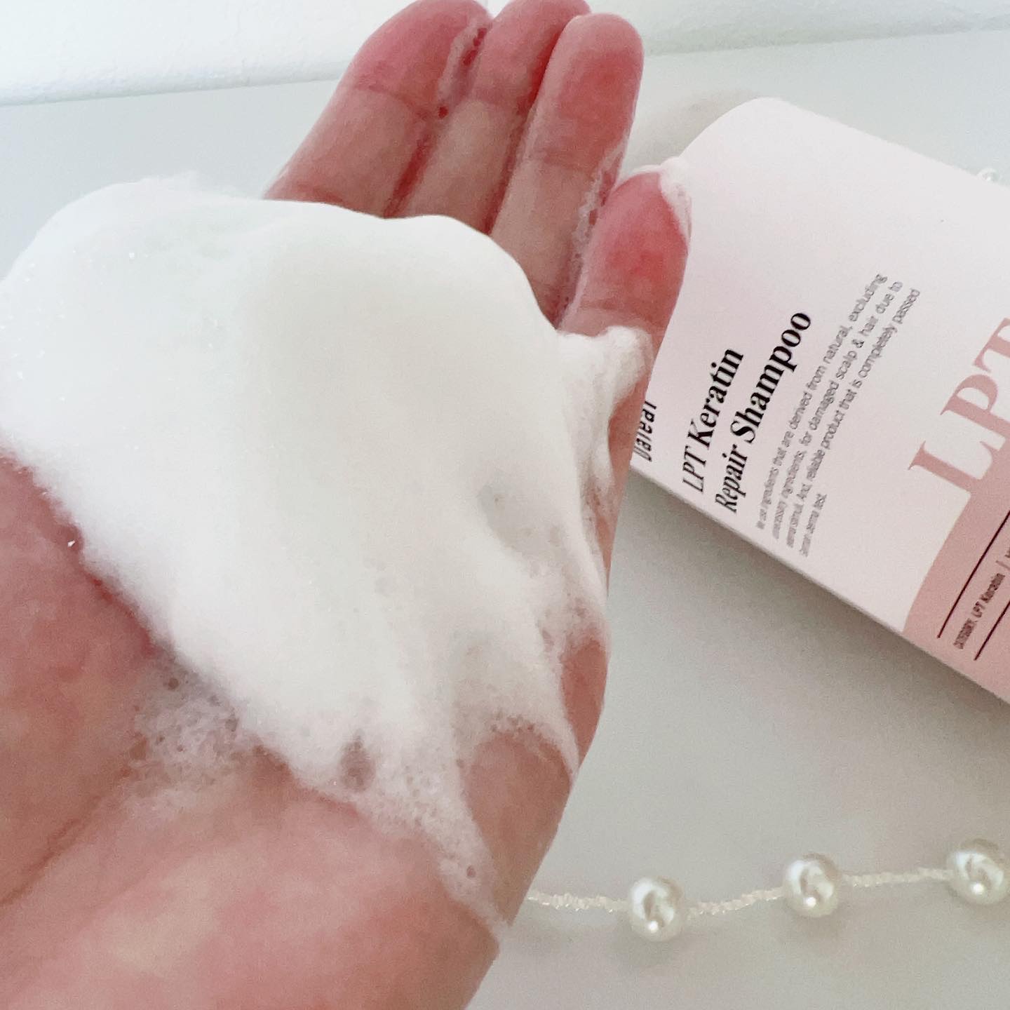 LPT Keratin パフュームヘアエッセンス Blooming Rose/Daleaf/ヘアミルクを使ったクチコミ（3枚目）