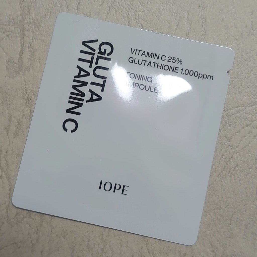 グルタ ビタミンC トーニング アンプル/IOPE/美容液を使ったクチコミ（1枚目）