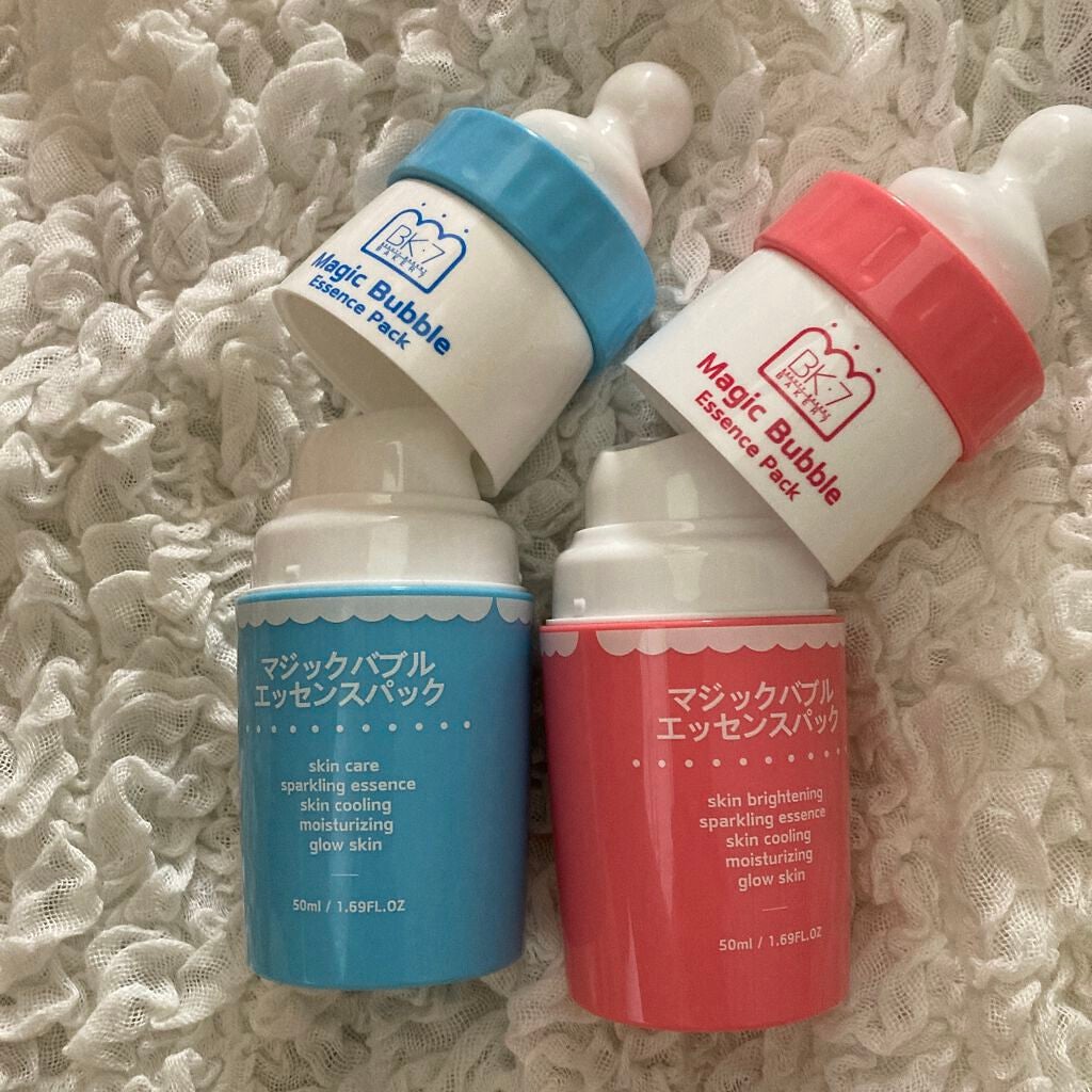 マジックバブルエッセンスパック(ピンク) /BAKER7/洗い流すパック・マスクを使ったクチコミ(2枚目)