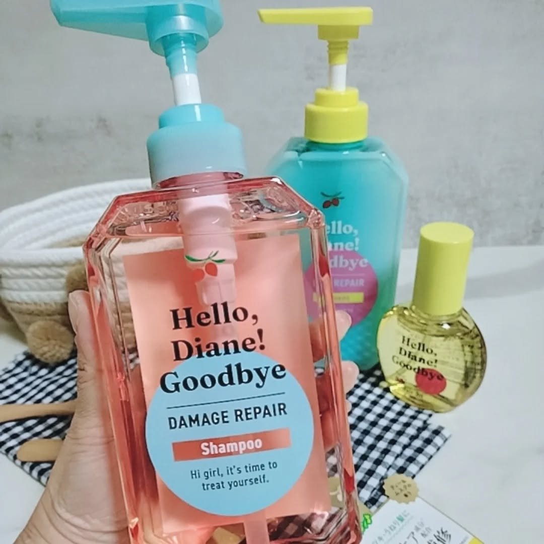 ハローダイアン グッバイ ダメージリペア シャンプー/トリートメント/ダイアン/市販シャンプーを使ったクチコミ（2枚目）