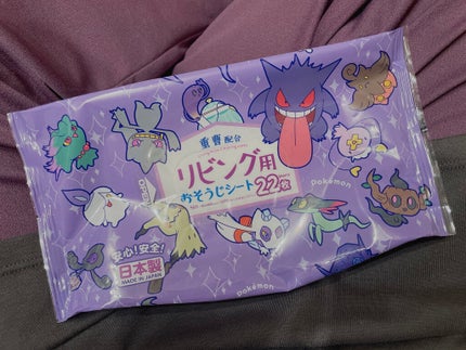 ポケモン 重曹配合リビングおそうじシート22枚/DAISO/その他を使ったクチコミ(1枚目)