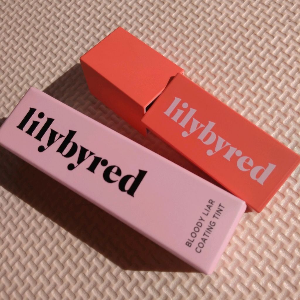 ブラッディライアー コーティングティント/lilybyred/リップティントを使ったクチコミ（3枚目）