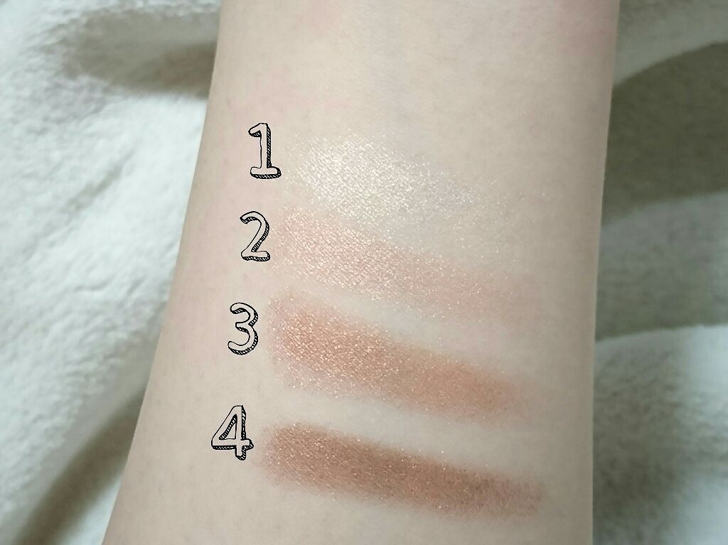 スキニーリッチシャドウ/excel/アイシャドウパレットを使ったクチコミ(4枚目)