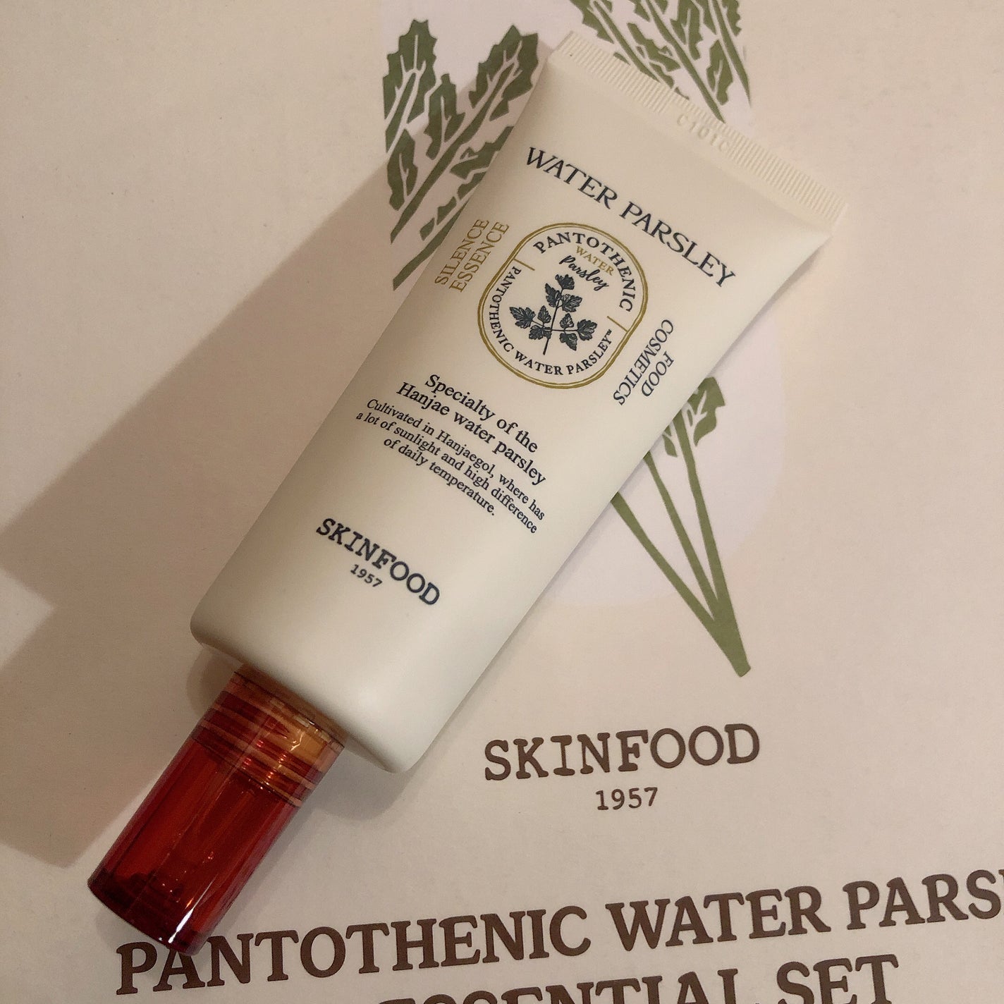 パントテン ウォーターパセリ クリアパッド/SKINFOOD/トナーパッドを使ったクチコミ(2枚目)
