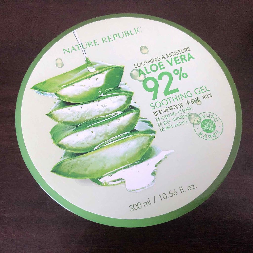 マイルド&モイスチャーアロエジェル/ネイチャーリパブリック/ボディローションを使ったクチコミ(1枚目)