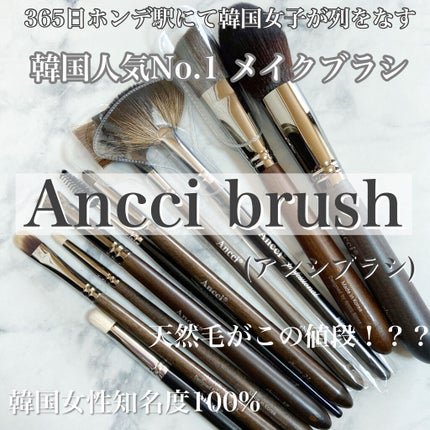 ANC 102S/Ancci brush/メイクブラシを使ったクチコミ(1枚目)
