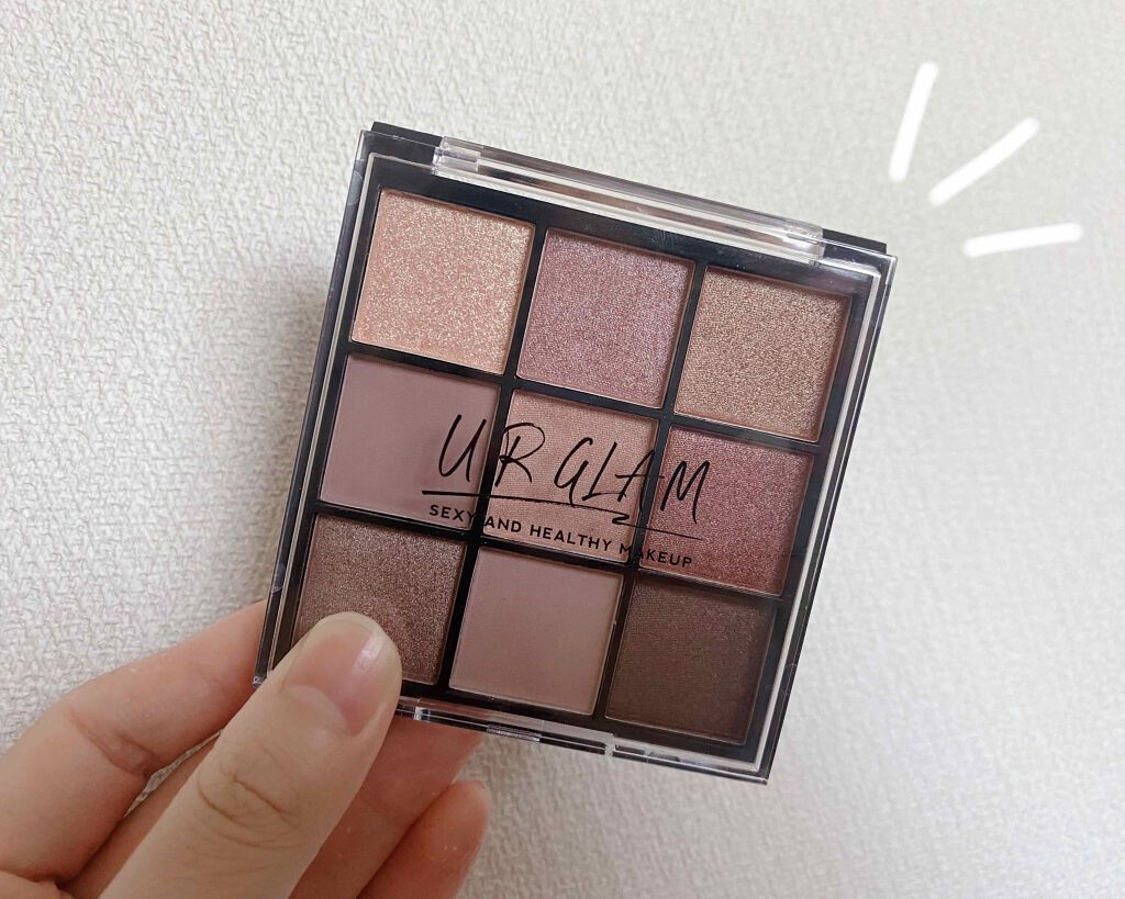UR GLAM BLOOMING EYE COLOR PALETTE/U R GLAM/アイシャドウパレットを使ったクチコミ(1枚目)
