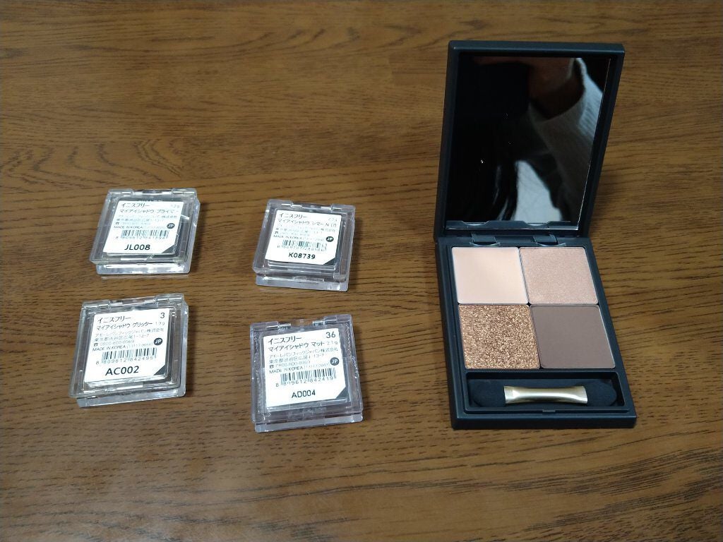 マイアイシャドウ シマー N/innisfree/単色アイシャドウを使ったクチコミ(3枚目)