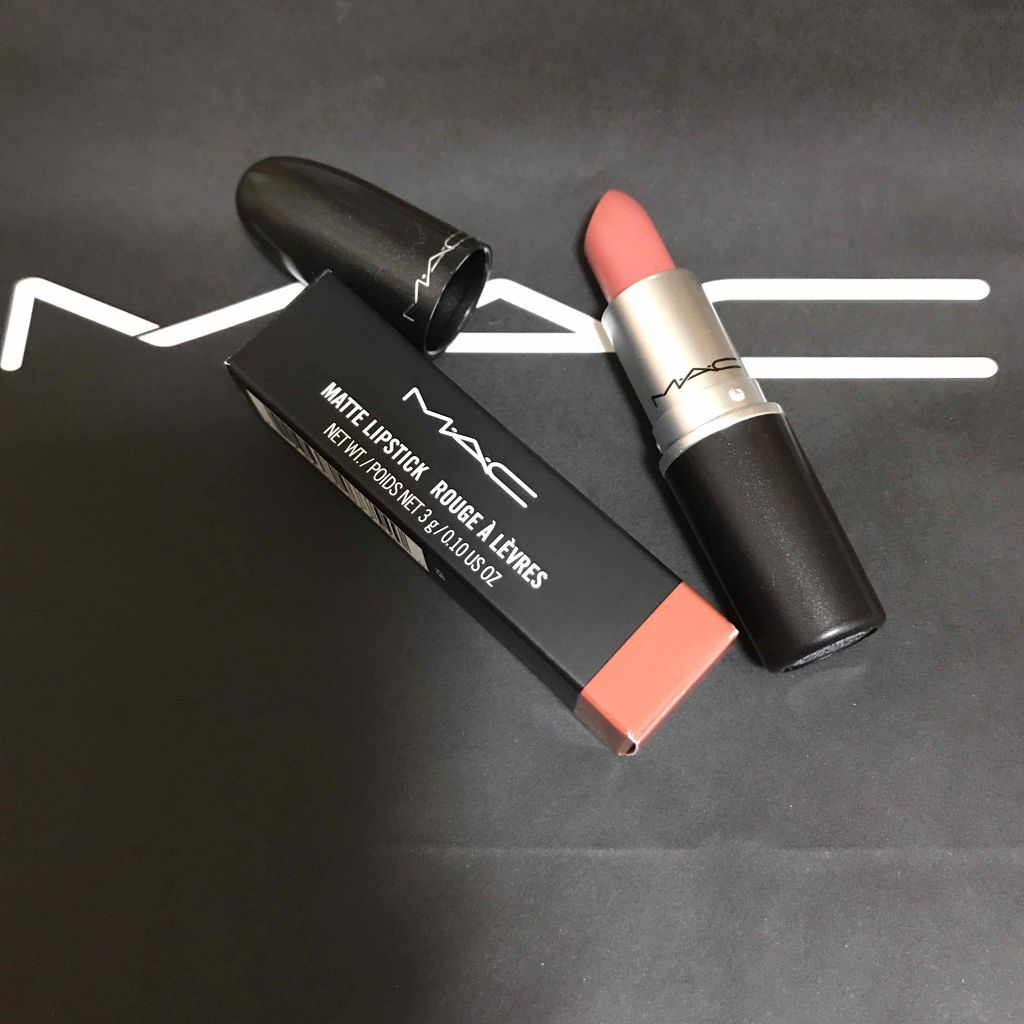 リップスティック ベルベット テディ/M・A・C/口紅を使ったクチコミ（1枚目）