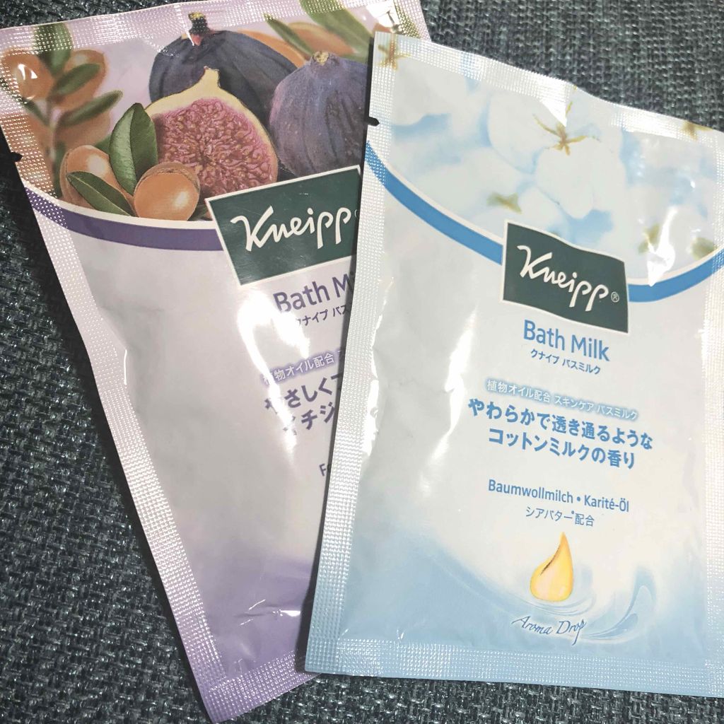 バスミルク コットンミルクの香り/クナイプ/入浴剤を使ったクチコミ（1枚目）