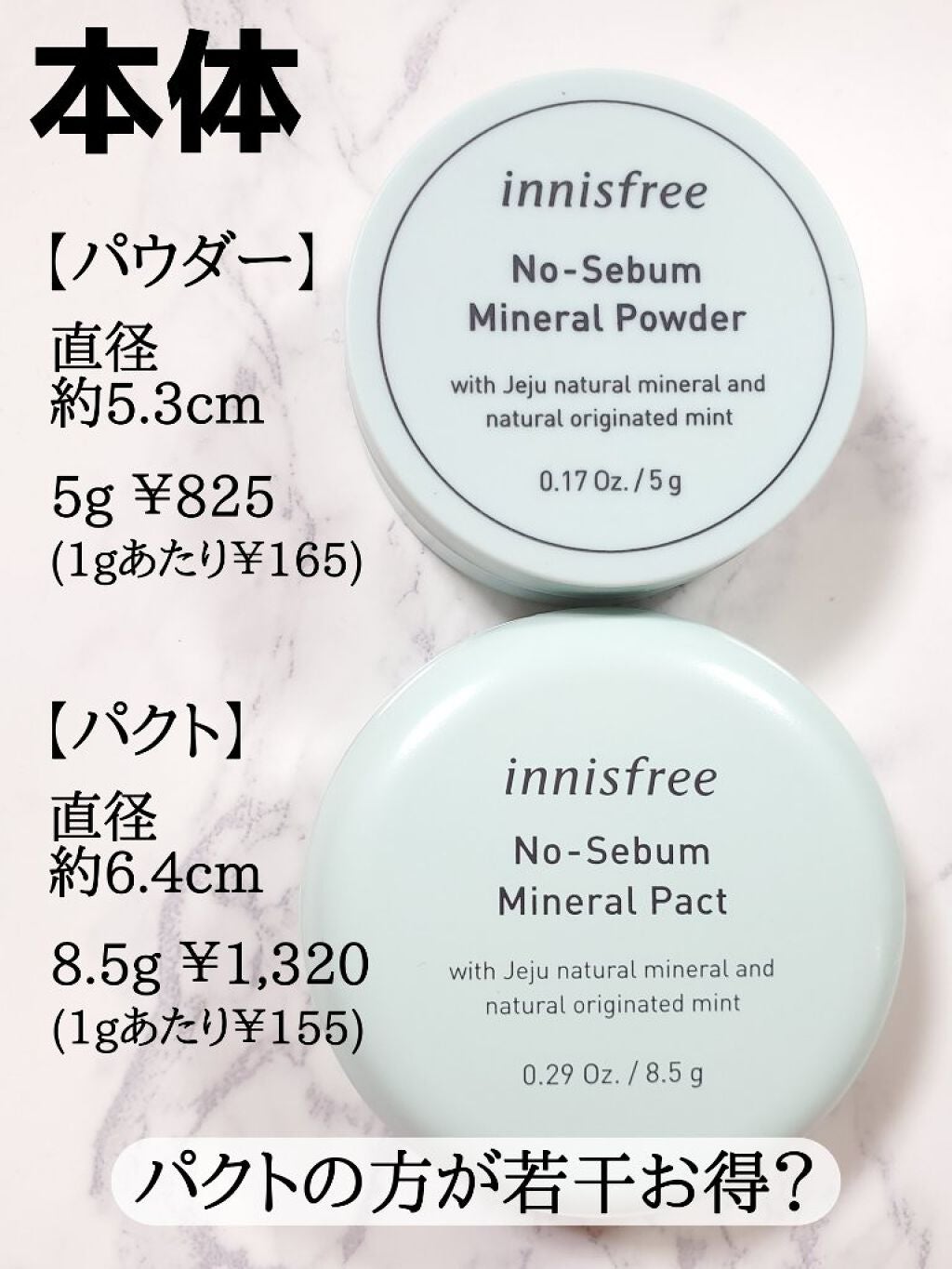 ノーセバム ミネラルパウダー/innisfree/ルースパウダーを使ったクチコミ(2枚目)