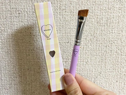 フーミー アイブロウブラシ 熊野筆/WHOMEE/メイクブラシを使ったクチコミ(2枚目)