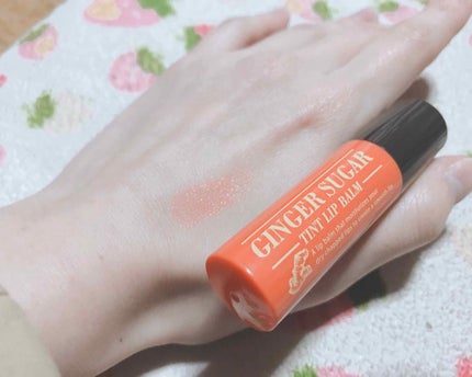 ジンジャーシュガー ティントリップバーム/ARITAUM/リップティントを使ったクチコミ(3枚目)