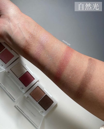 マイカラー デュオシャドウ/FAVES BEAUTY/アイシャドウパレットを使ったクチコミ(3枚目)