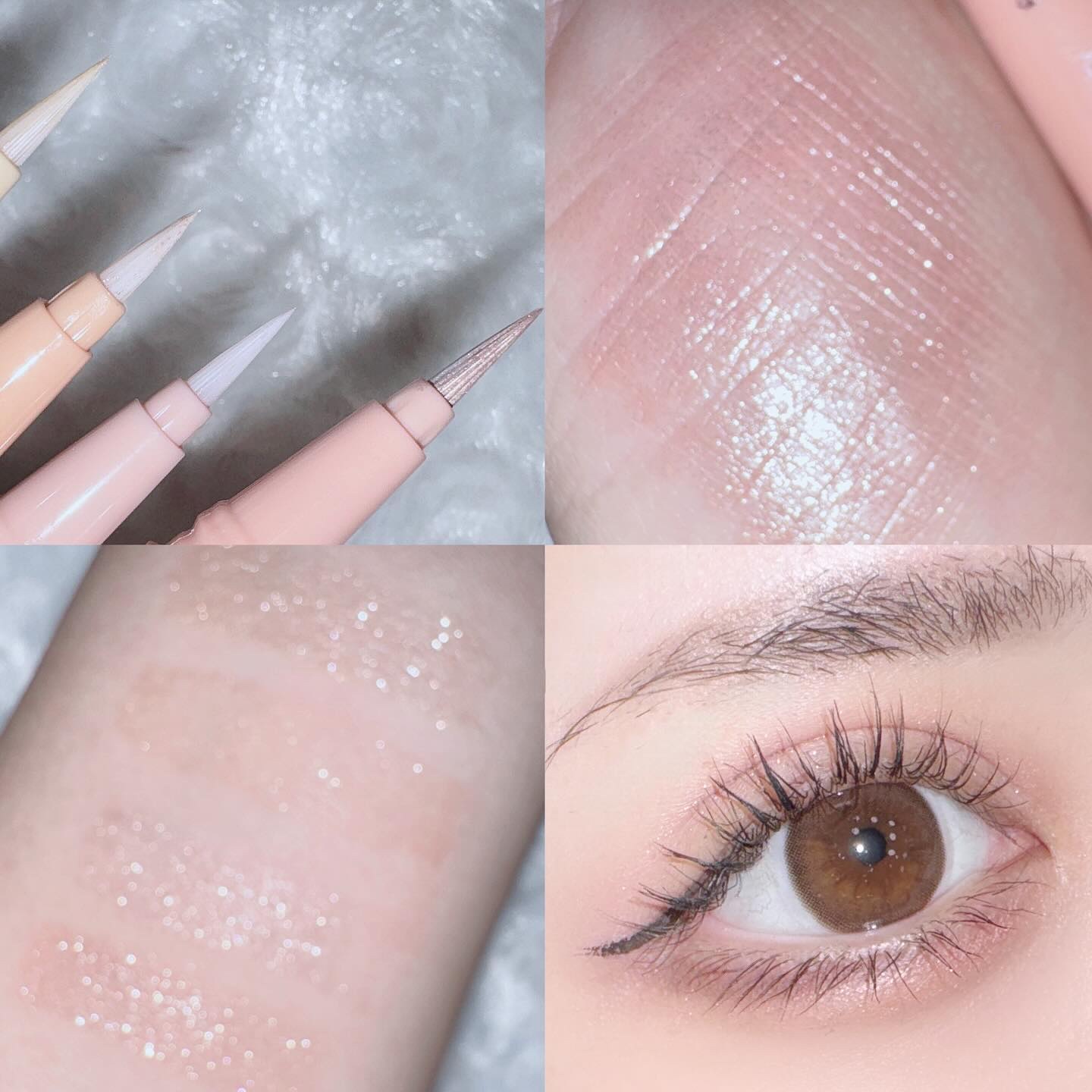 ラストグリッターハイライナー 03 デューイピンク/BBIA/リキッドアイライナーを使ったクチコミ（1枚目）