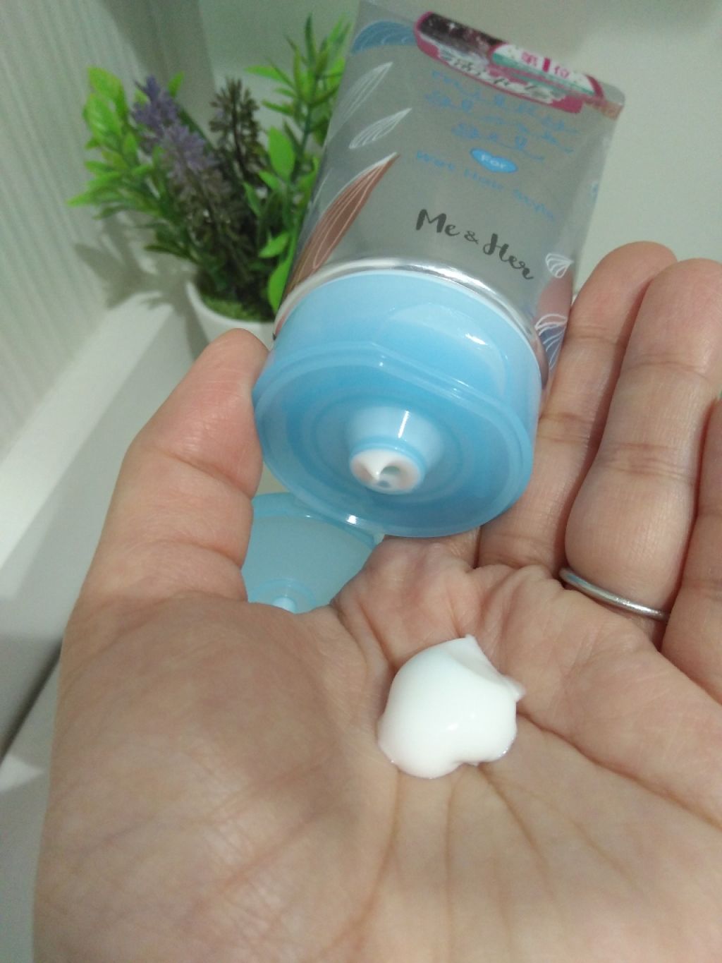 ミルキィグロスジェル/Me&Her/ヘアジェルを使ったクチコミ(3枚目)