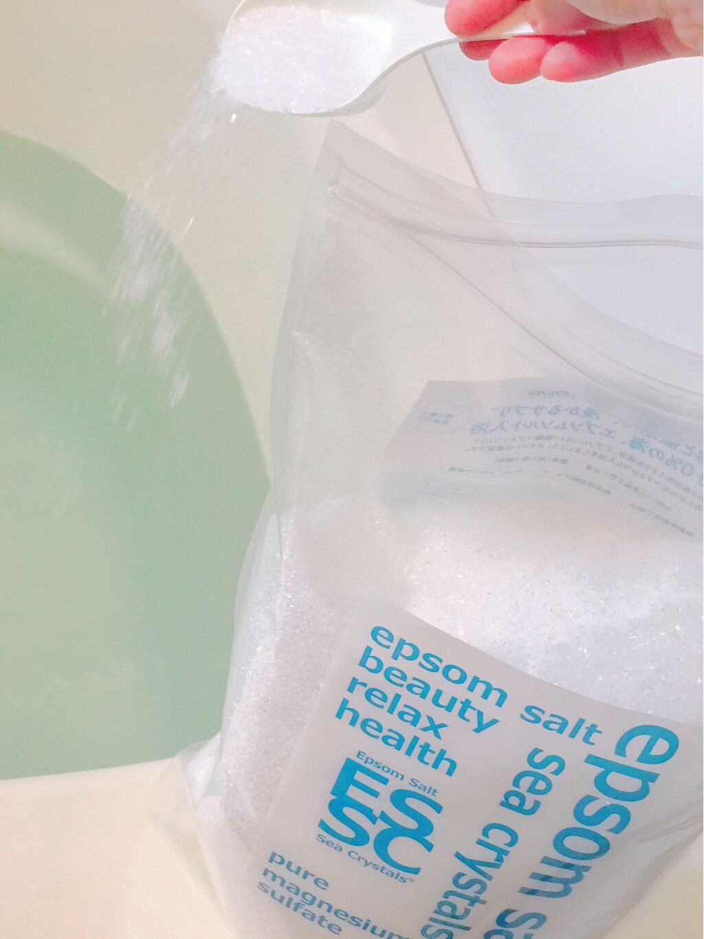 シークリスタルス エプソムソルト オリジナル/sea crystals/無機塩系入浴剤を使ったクチコミ（3枚目）