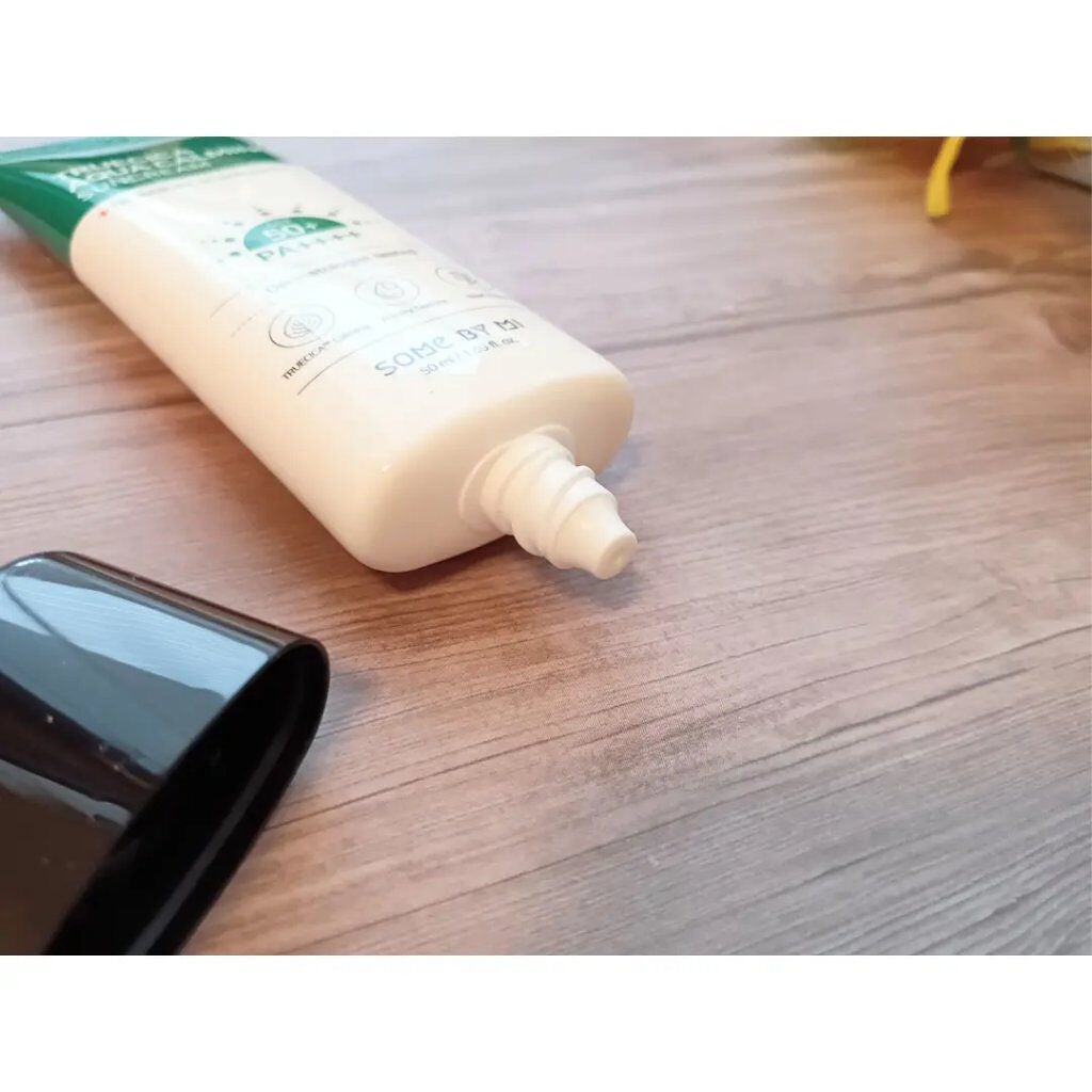 TRUECICA アクアカーミング日焼け止め/SOME BY MI/日焼け止めクリームを使ったクチコミ(3枚目)