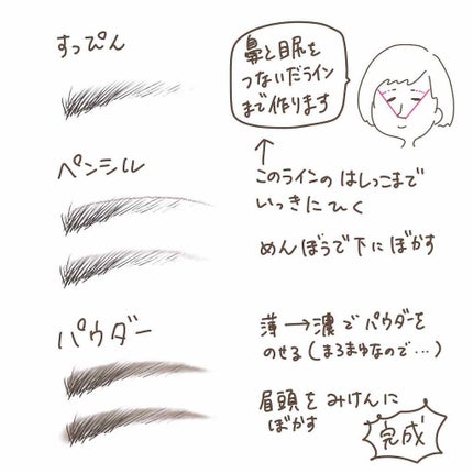 パウダー&ペンシル アイブロウEX/excel/アイブロウペンシルを使ったクチコミ(2枚目)