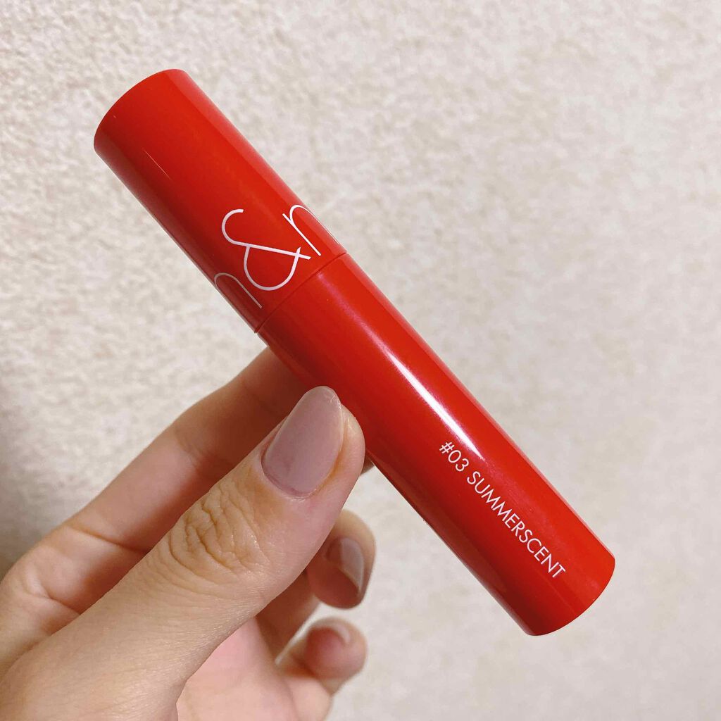 ジューシーラスティングティント/rom&nd/リップティントを使ったクチコミ（1枚目）