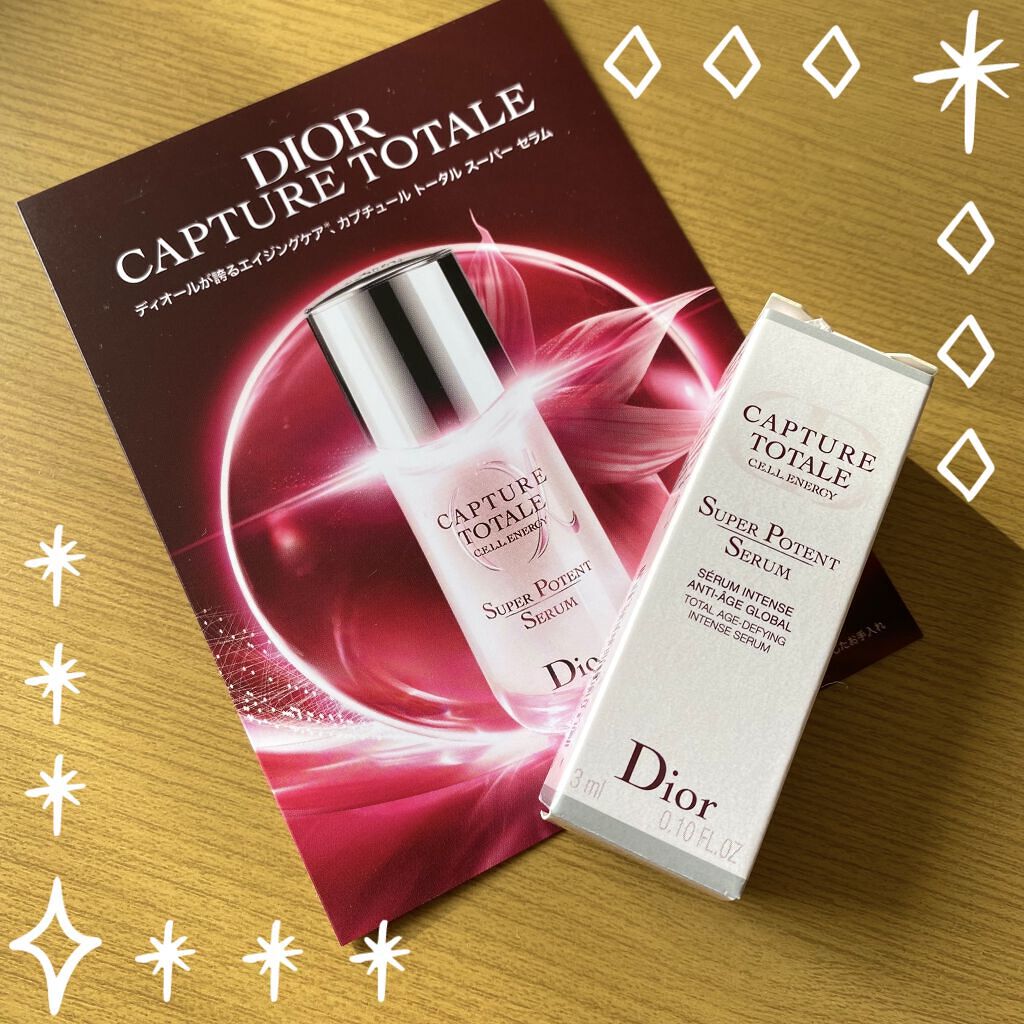 【旧】カプチュール トータル セル ENGY スーパー セラム/Dior/美容液を使ったクチコミ（1枚目）