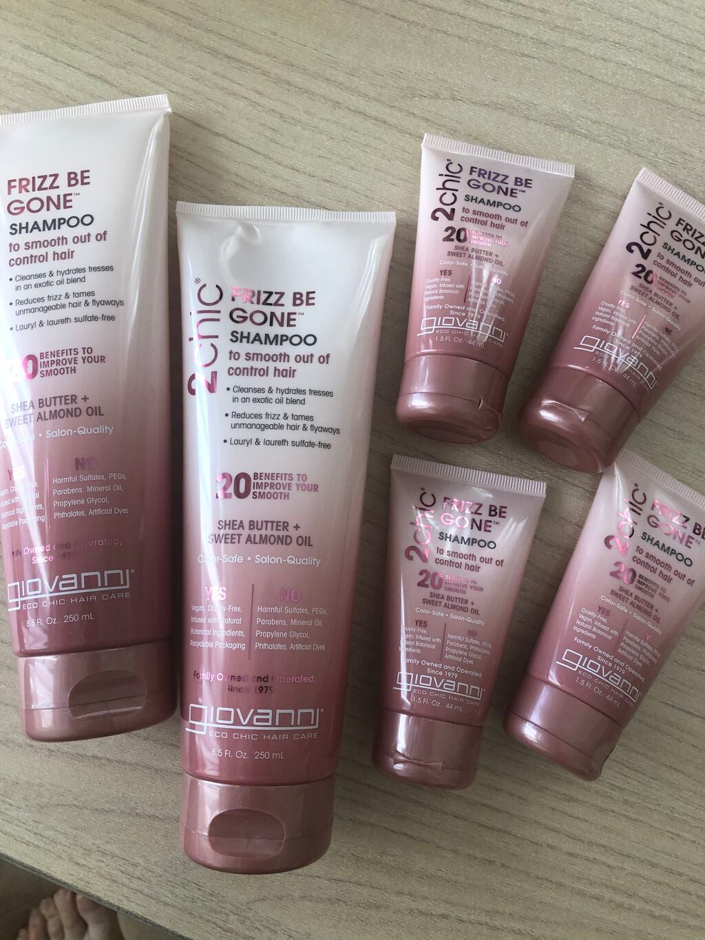 2chic フリッズビーゴーンシャンプー/コンディショナー/giovanni/市販シャンプーを使ったクチコミ(1枚目)
