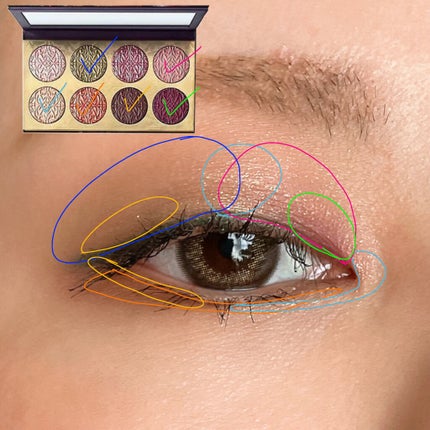 アイシャドウ × 8 テンプティング フェイト/M・A・C/アイシャドウパレットを使ったクチコミ(4枚目)